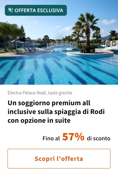 Un soggiorno premium all inclusive sulla spiaggia di Rodi con opzione in suite