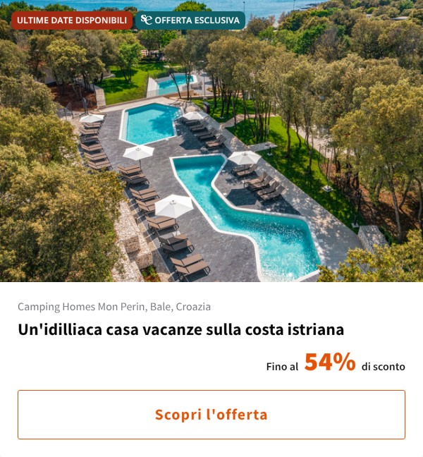 Un'idilliaca casa vacanze sulla costa istriana
