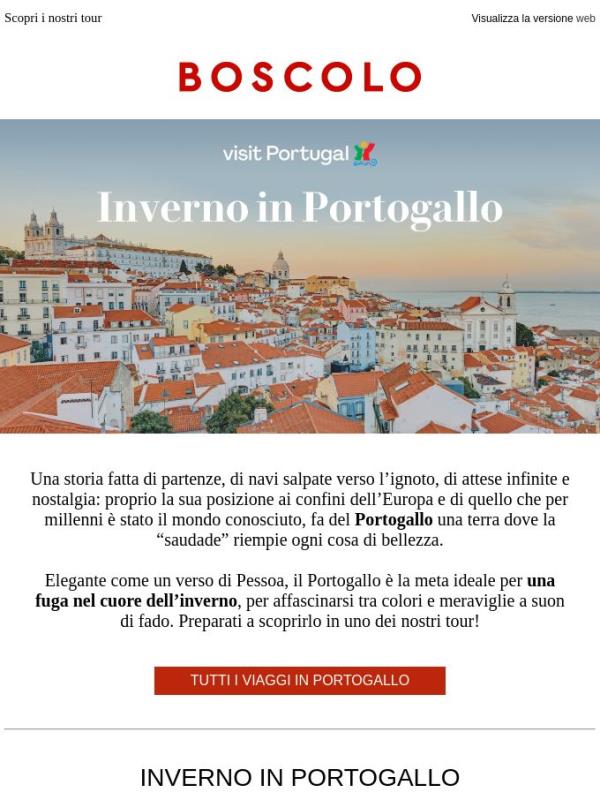 Fatti tentare dall’inverno in Portogallo