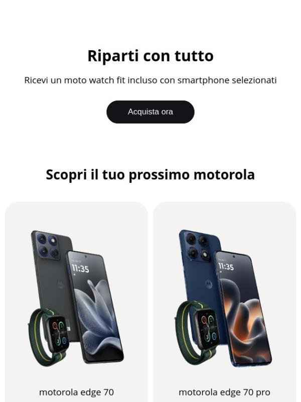 Ricevi uno smartwatch esclusivo