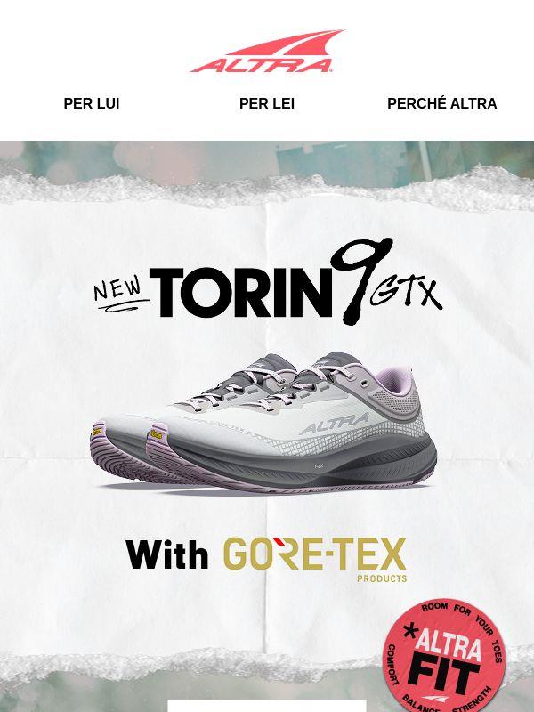 Nuova Torin 9 GTX | Pensata Per Le Corse Sotto La Pioggia ☔