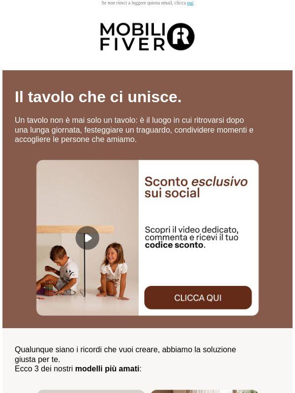 Commenta sui social e ricevi uno sconto!