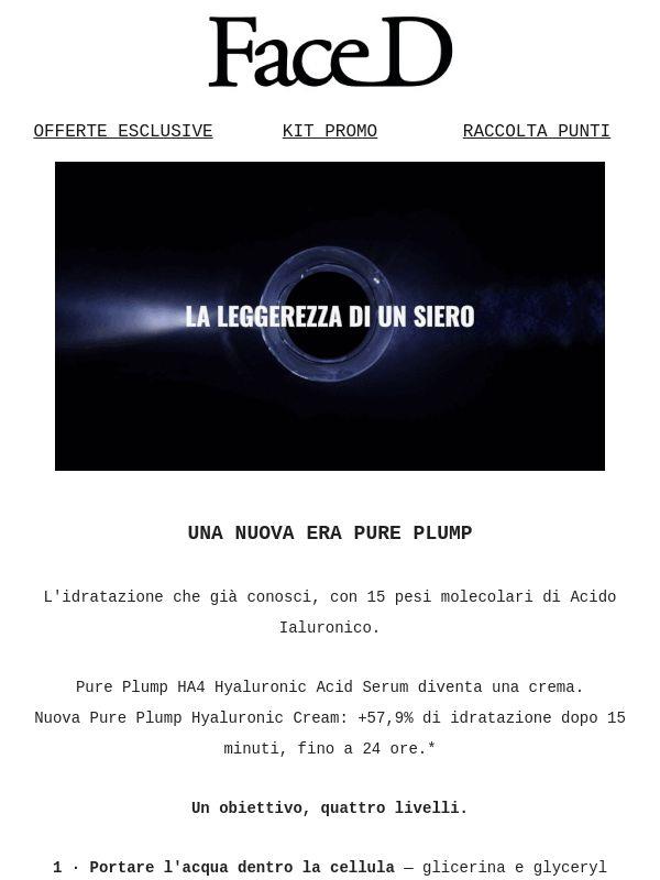 Pure Plump diventa una crema