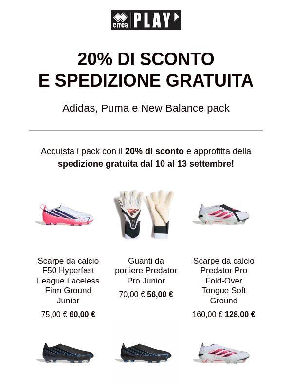 20% di sconto e spedizione gratis