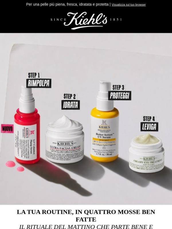 La tua skincare in 4 mosse essenziali