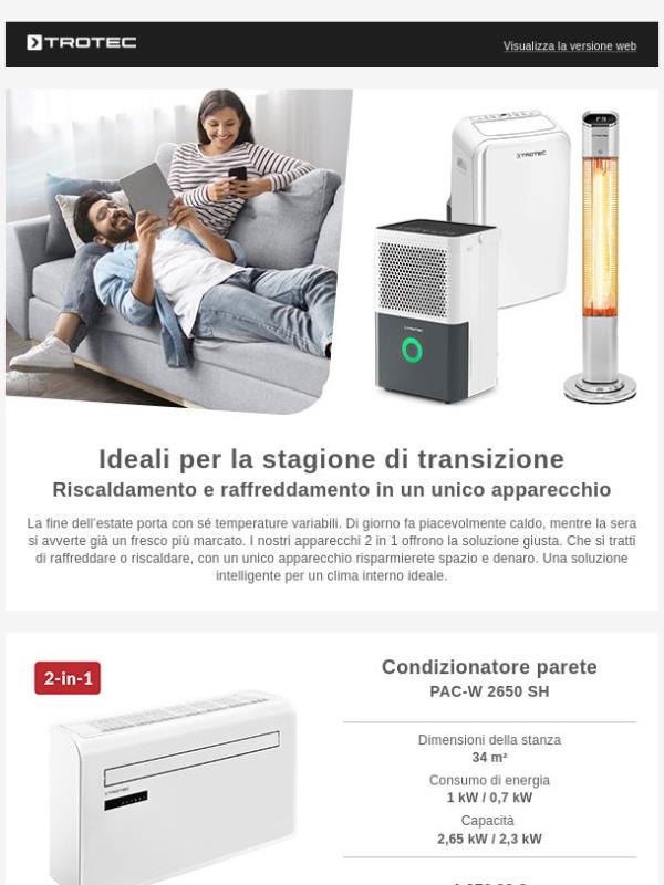 ☀️ I nostri prodotti per riscaldare e raffreddare