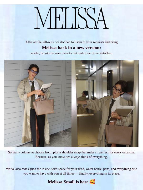Melissa is back 🥰