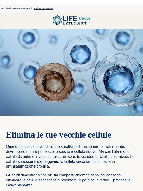 Elimina le vecchie cellule: 15% di sconto!