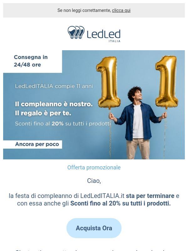!, gli Sconti fino al 20% stanno per terminare! ⏰