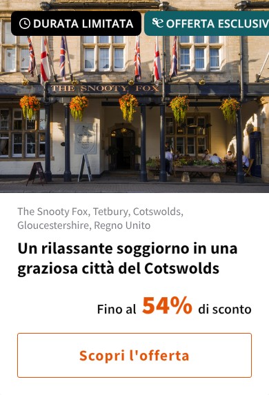 Un rilassante soggiorno in una graziosa città del Cotswolds