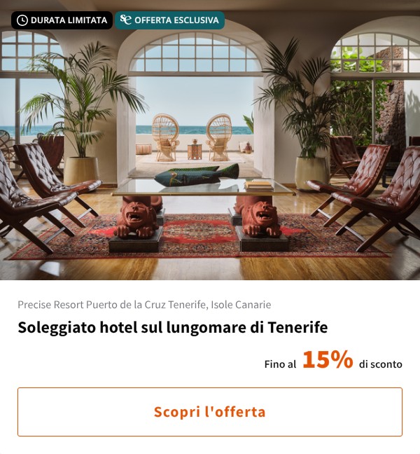 Soleggiato hotel sul lungomare di Tenerife