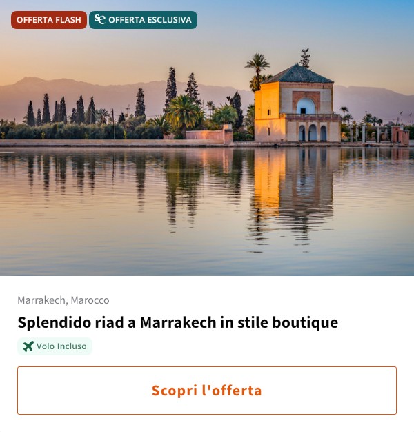 Splendido riad a Marrakech in stile boutique