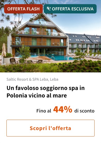 Un favoloso soggiorno spa in Polonia vicino al mare