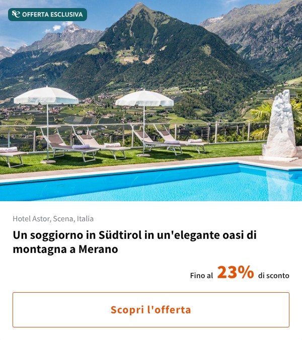 Un soggiorno in Südtirol in un'elegante oasi di montagna a Merano