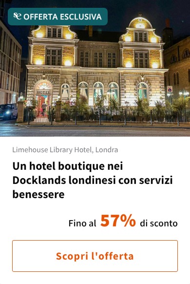 Un hotel boutique nei Docklands londinesi con servizi benessere