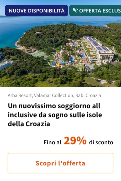 Un nuovissimo soggiorno all inclusive da sogno sulle isole della Croazia