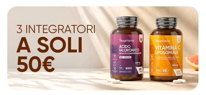 3 INTEGRATORI A SOLI 50€