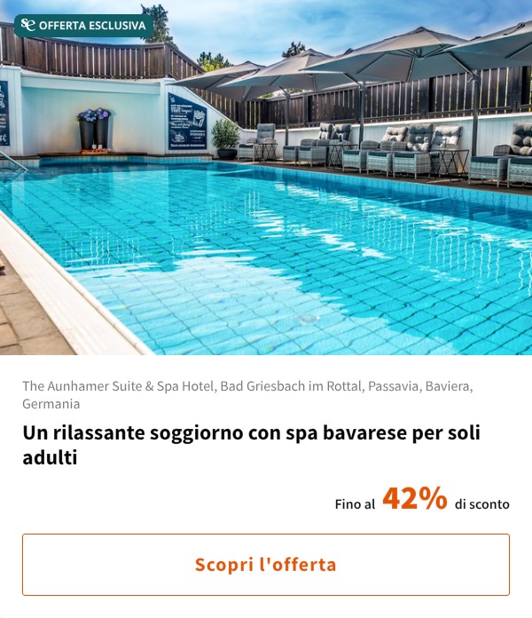 Un rilassante soggiorno con spa bavarese per soli adulti