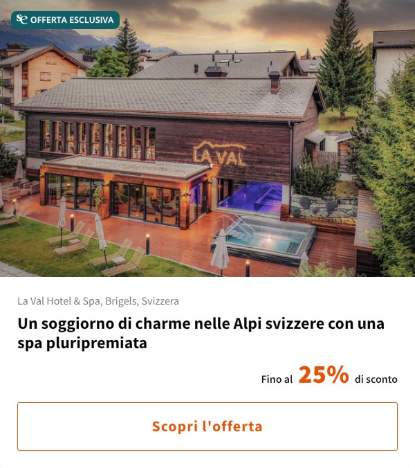 Un soggiorno di charme nelle Alpi svizzere con una spa pluripremiata