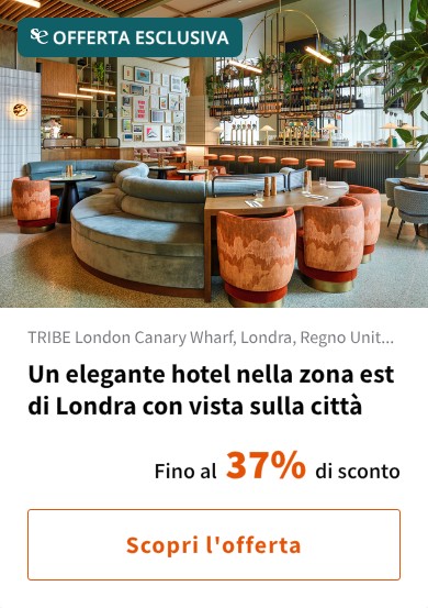 Un elegante hotel nella zona est di Londra con vista sulla città