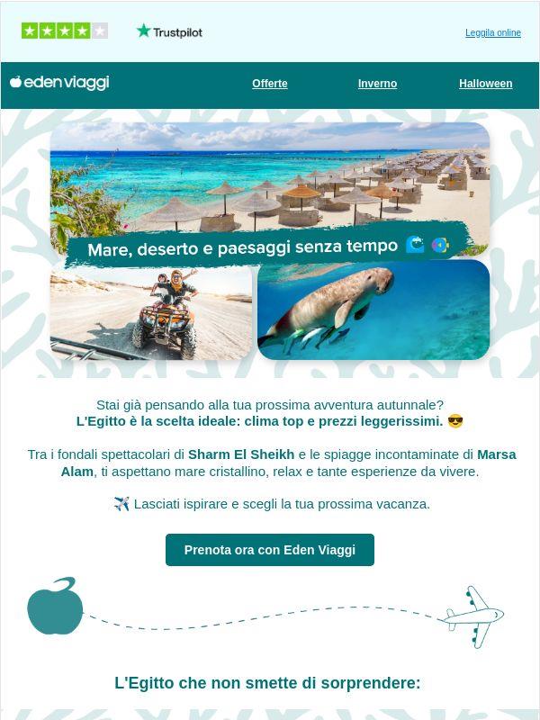 Autunno al sole? Sharm El Sheikh e Marsa Alam ti aspettano ☀️