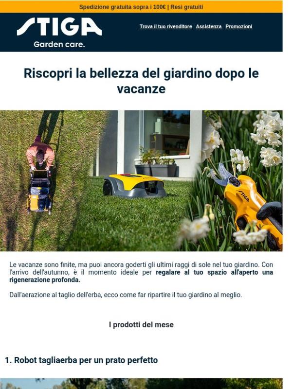 Riscopri la bellezza del giardino dopo le vacanze