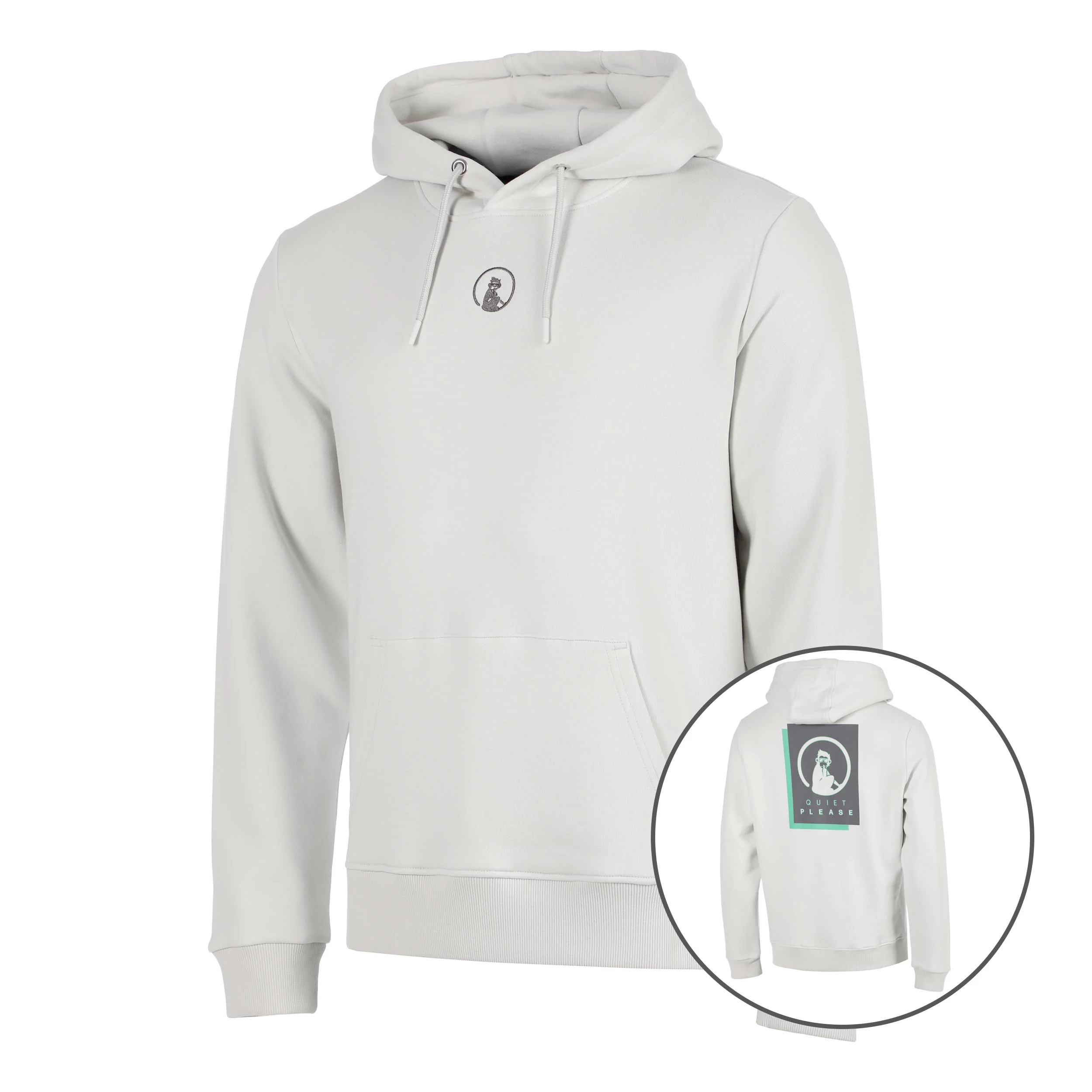 Joy Layer Felpa con cappuccio Uomini-grigio chiaro, grigio s