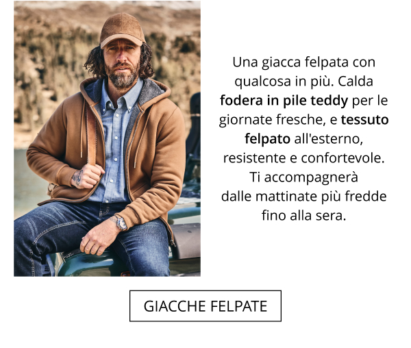 Giacche felpate