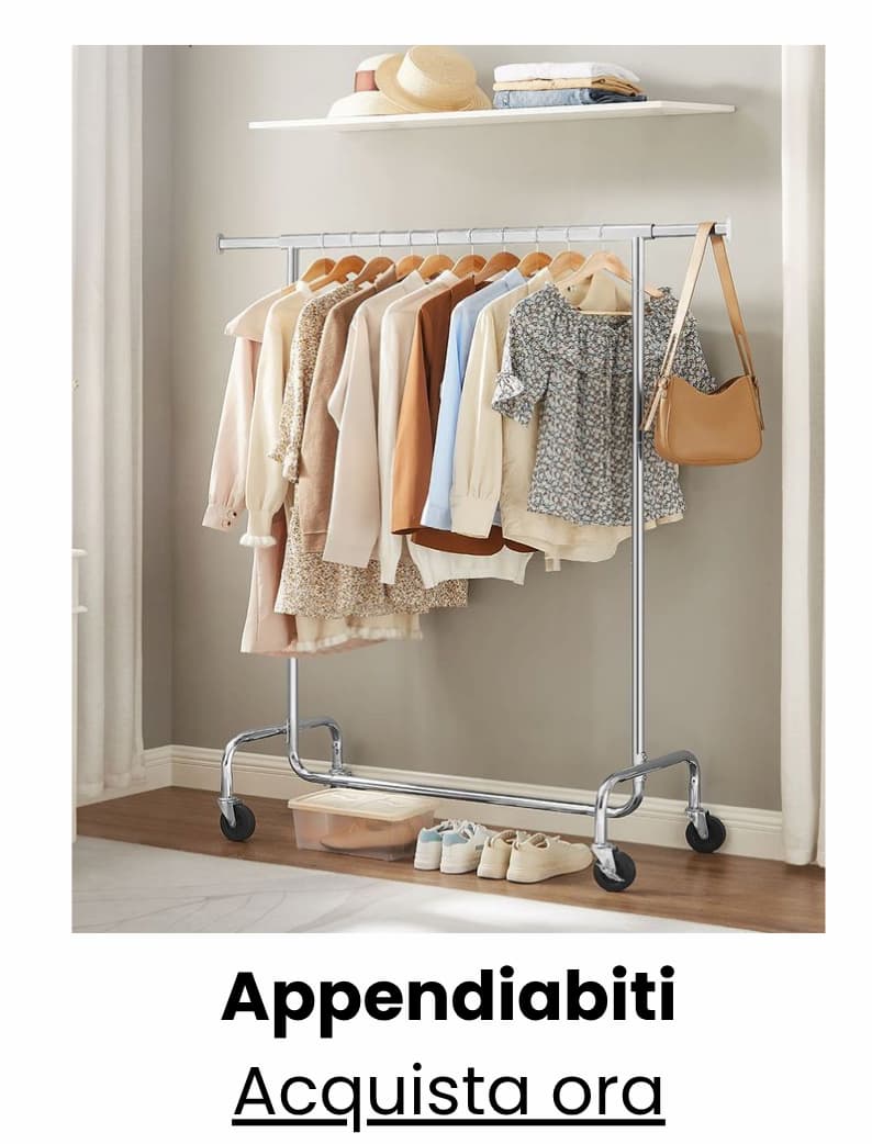 Appendiabiti con Rotelle 