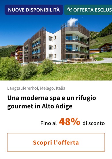 Una moderna spa e un rifugio gourmet in Alto Adige