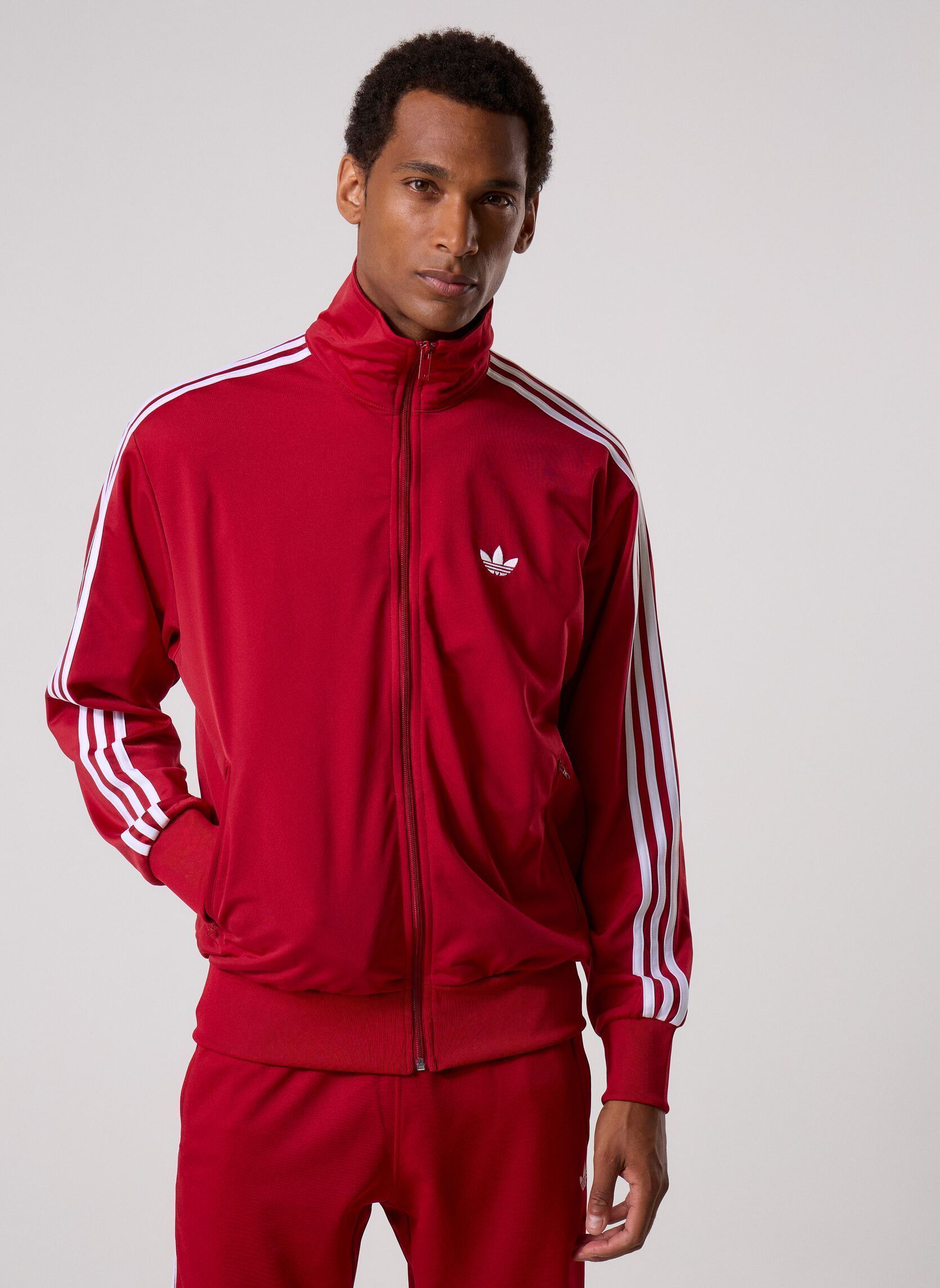 adidas originals Vestes de surv&ecirc;tement FIREBIRD TT homme rouge