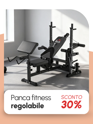 Panca fitness regolabile