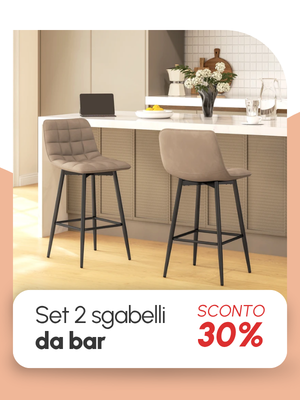 Set 2 sgabelli da bar