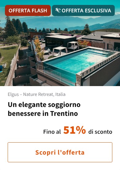 Un elegante soggiorno benessere in Trentino
