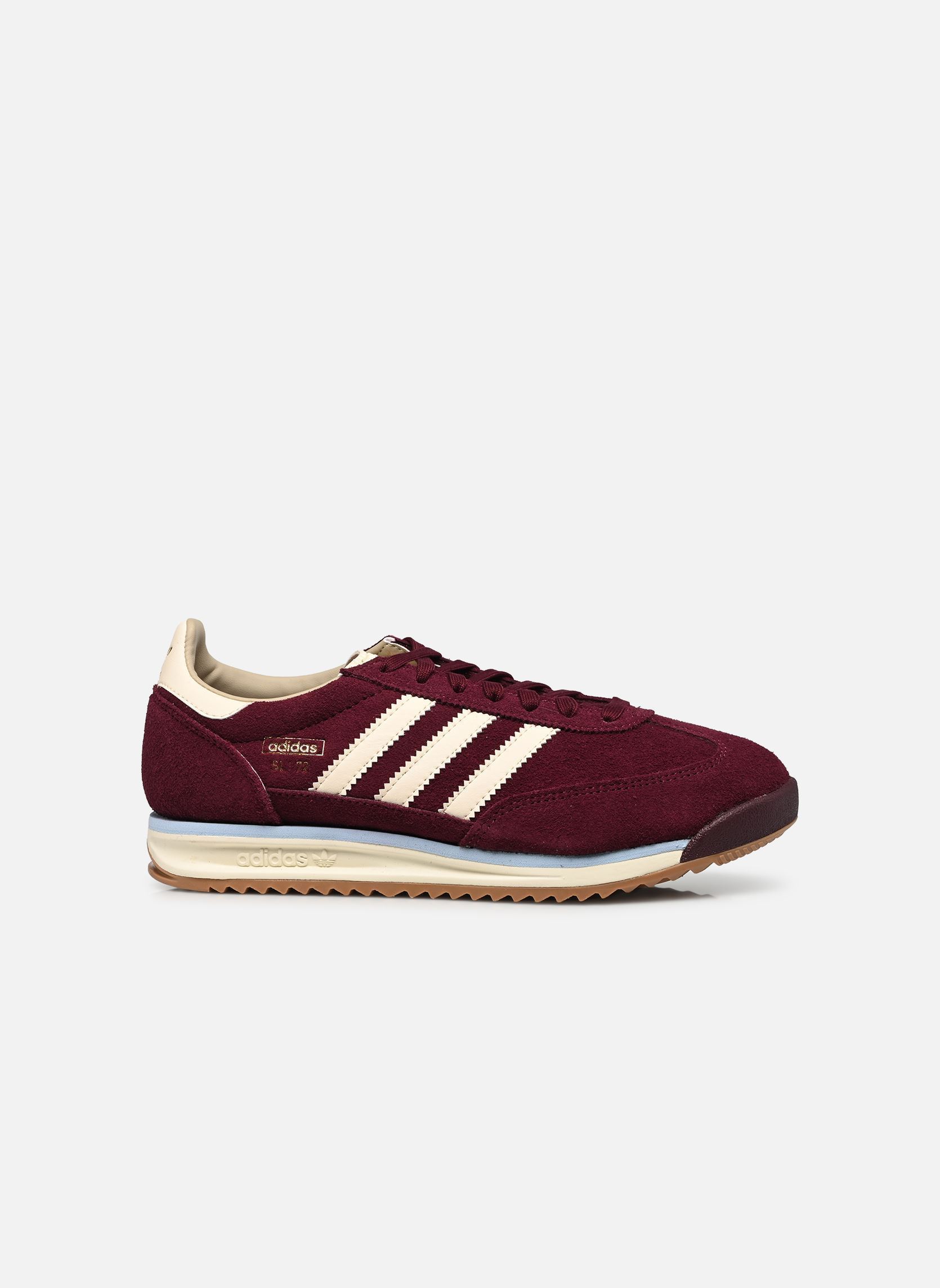 adidas originals Baskets basses SL 72 RS bordeaux