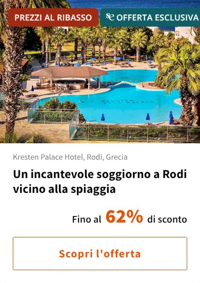 Un incantevole soggiorno a Rodi vicino alla spiaggia