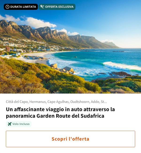 Un affascinante viaggio in auto attraverso la panoramica Garden Route del Sudafrica