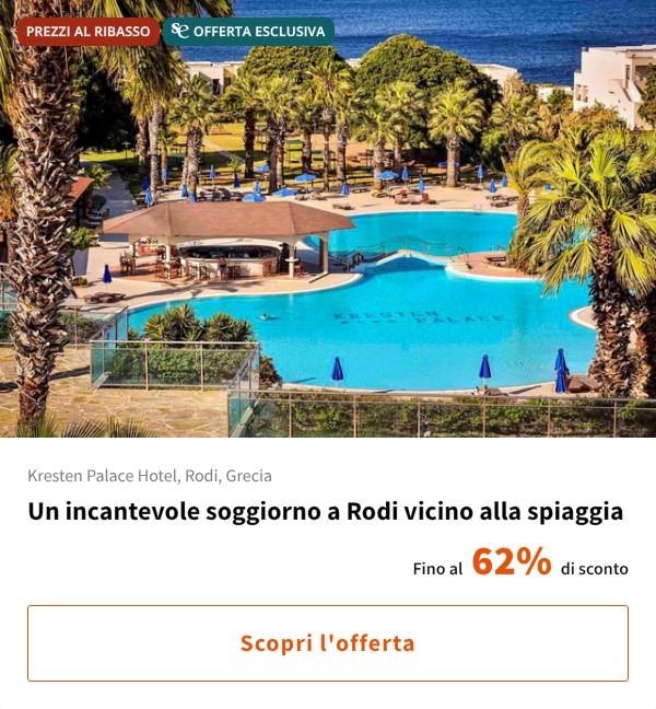 Un incantevole soggiorno a Rodi vicino alla spiaggia