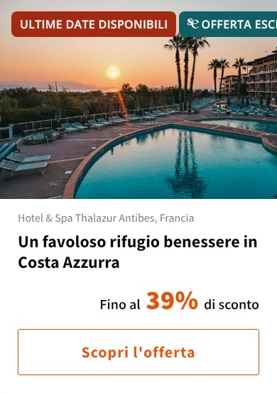 Un favoloso rifugio benessere in Costa Azzurra