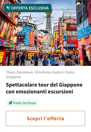 Spettacolare tour del Giappone con emozionanti escursioni