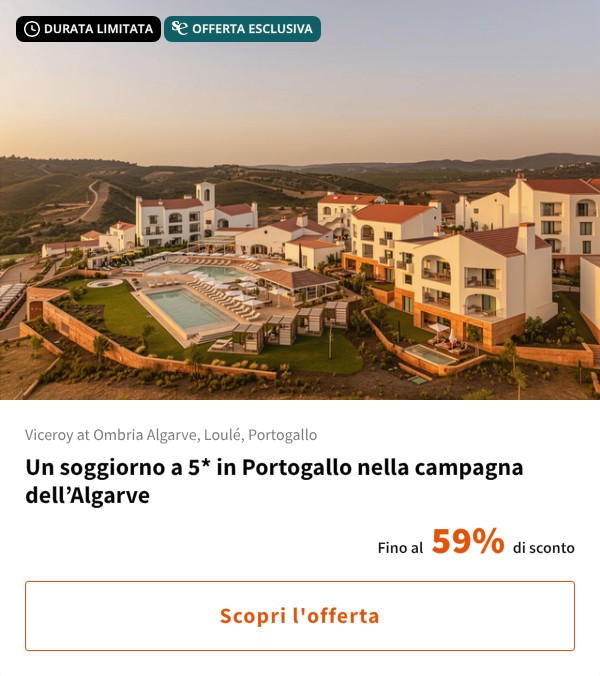 Un soggiorno a 5* in Portogallo nella campagna dell%27Algarve