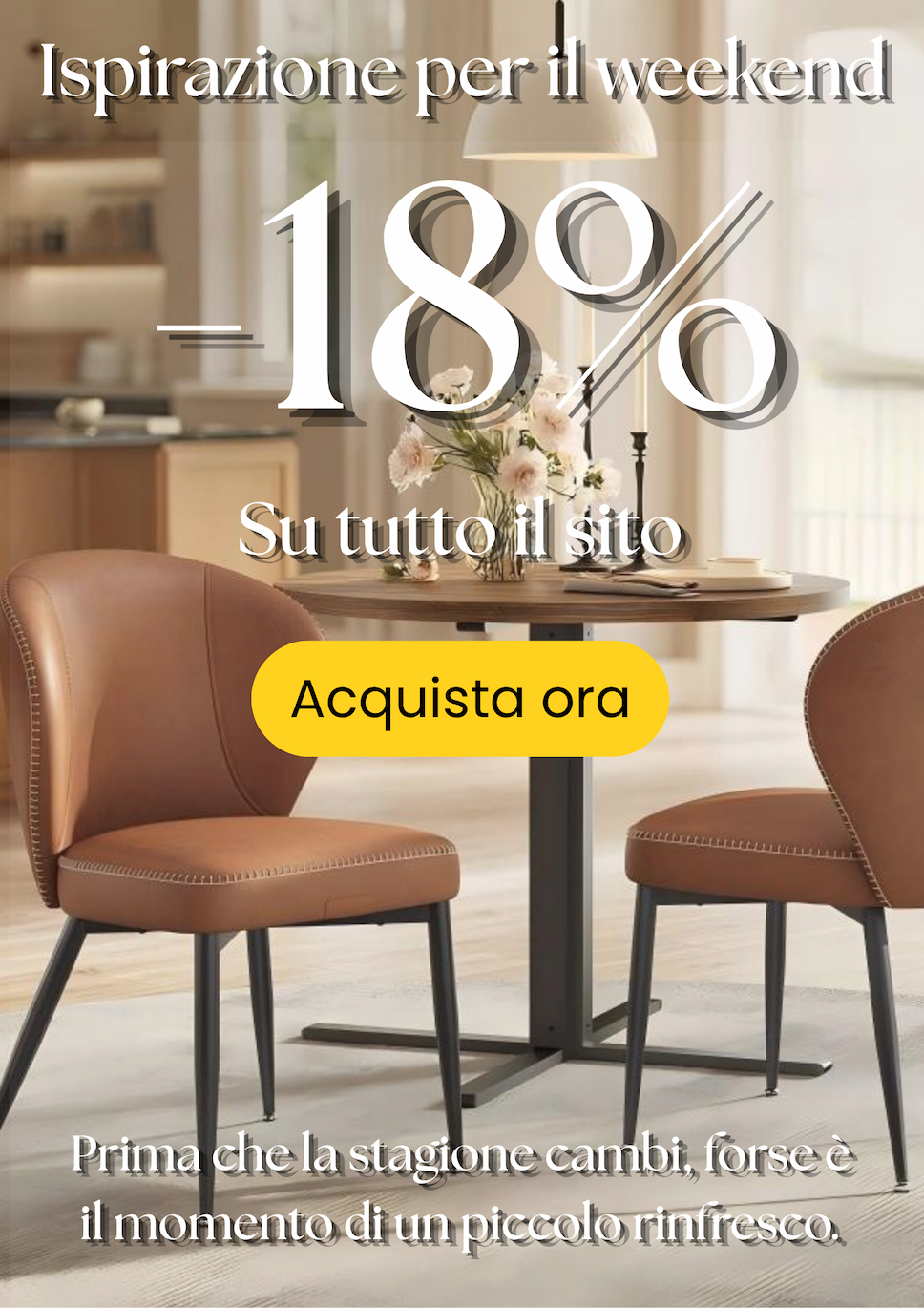 18% su tutto