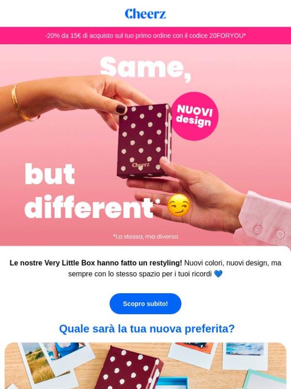 NOVITÀ: Le nostre box si sono rinnovate 🤩