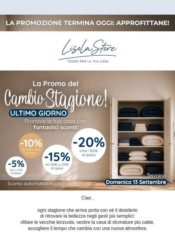 ⏳Ultime ore: fino al -20% per rinnovare la tua casa con la nostra Promo del Cambio Stagione