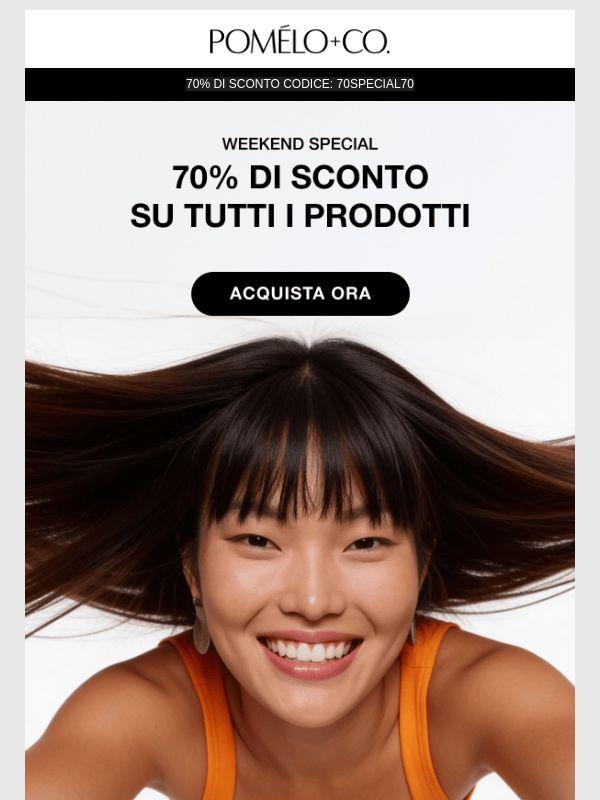 Sconto 70% per il tuo hair ritual ✨