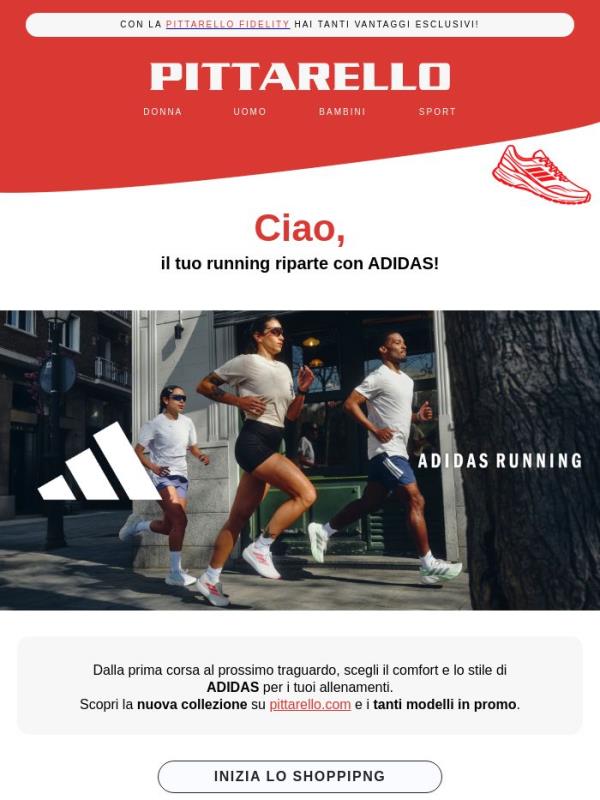 ADIDAS 🔥 Pronti, partenza, running!