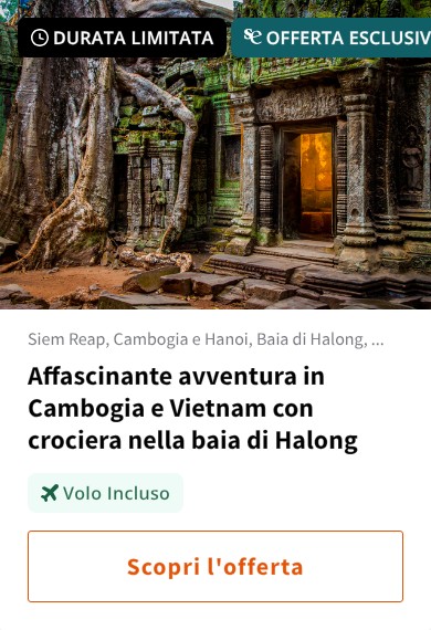 Affascinante avventura in Cambogia e Vietnam con crociera nella baia di Halong