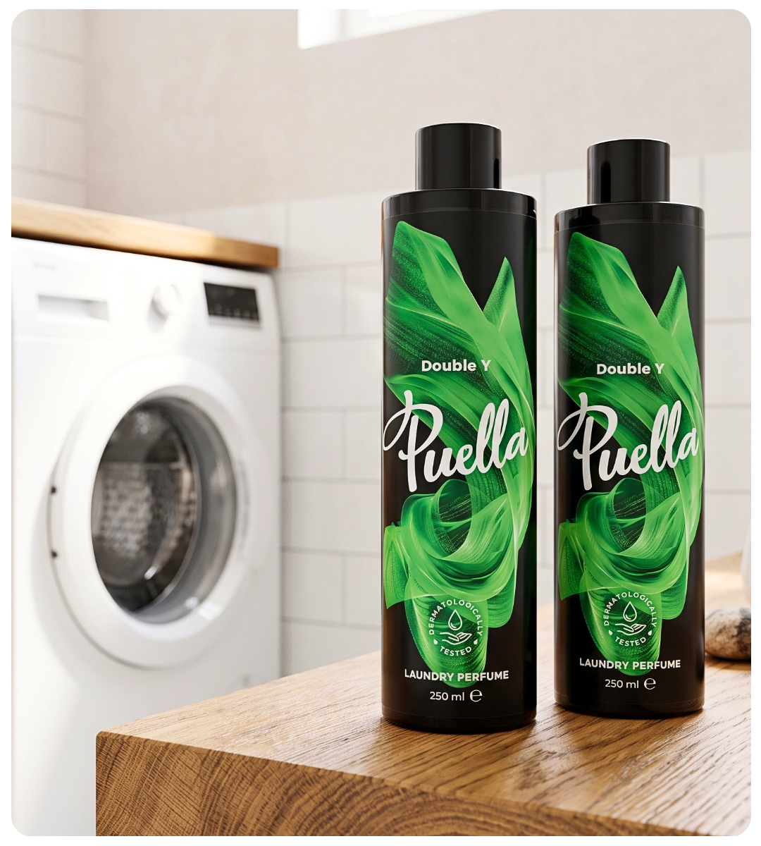 Set conveniente per 100 lavaggi: Profumo per bucato Puella Double Y 250 ml