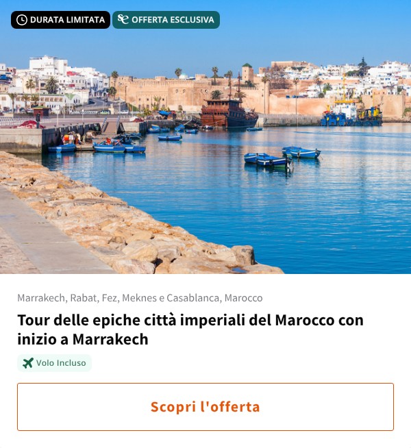 Tour delle epiche città imperiali del Marocco con inizio a Marrakech