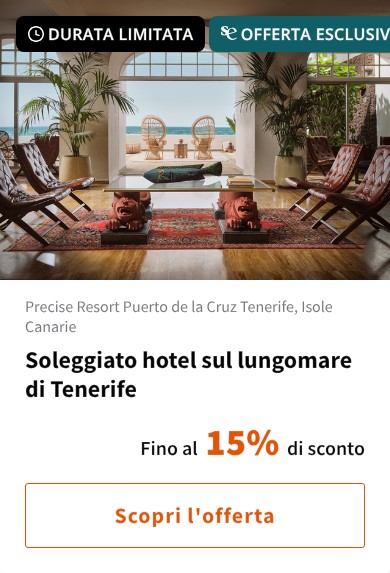 Soleggiato hotel sul lungomare di Tenerife